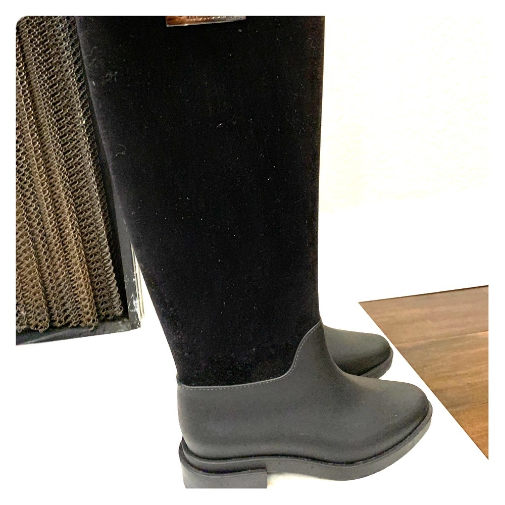 MELISSA Knee High Rubber Riding Boots